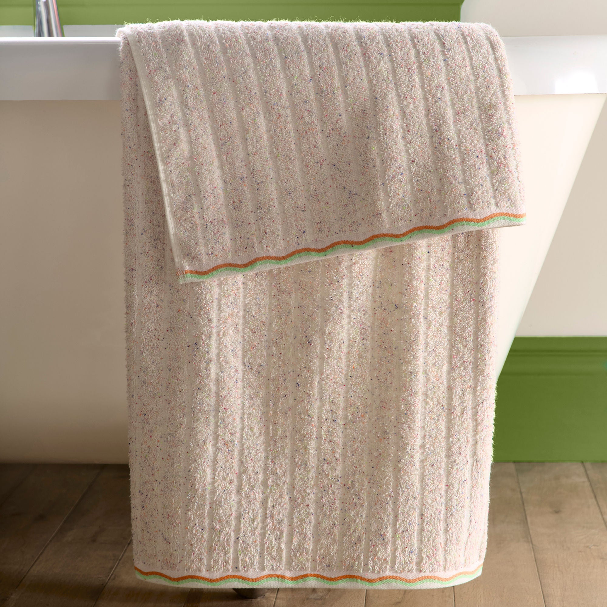 Speckle Rib Towels in Natural - Towels - Fusion