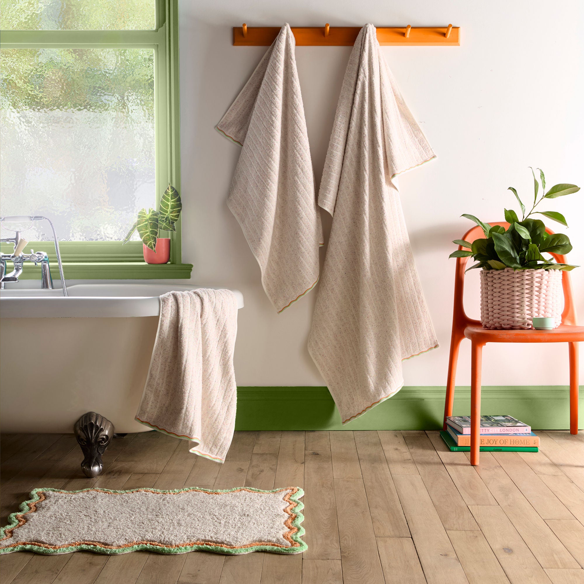 Speckle Rib Towels in Natural - Towels - Fusion
