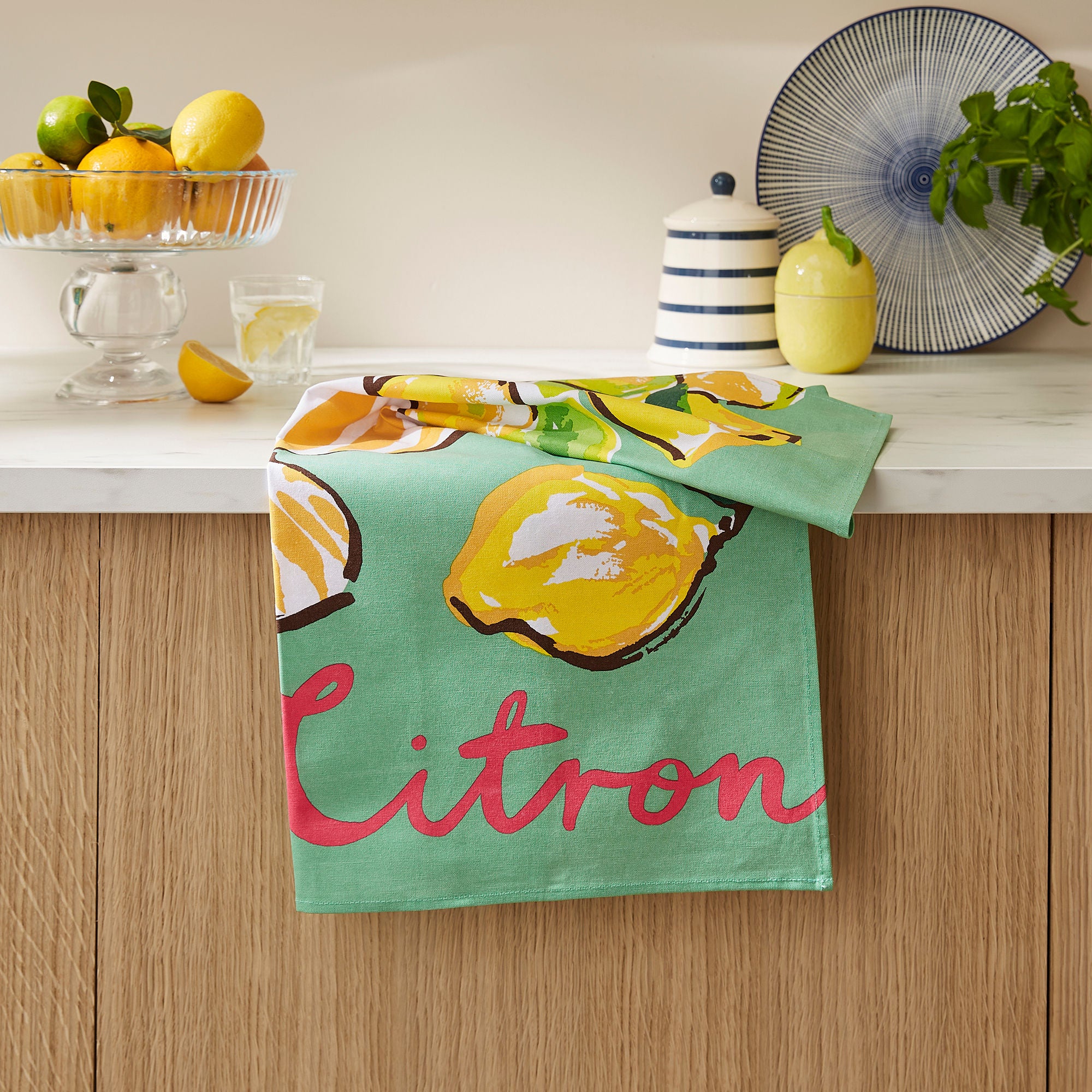 Ulster Weavers Summer Fruits Tea Towel - Cotton One Size in Green - Tea Towel - Ulster Weavers