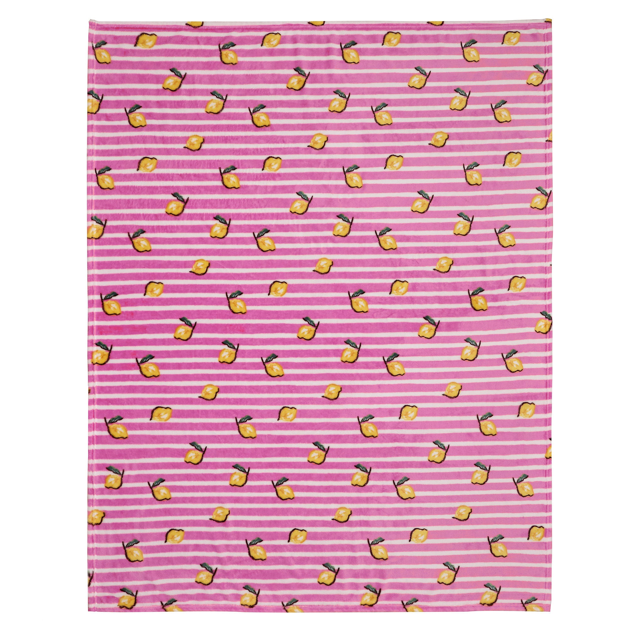 Summer Fruits Throw in Pink 120 x 150cm - Throw - Fusion