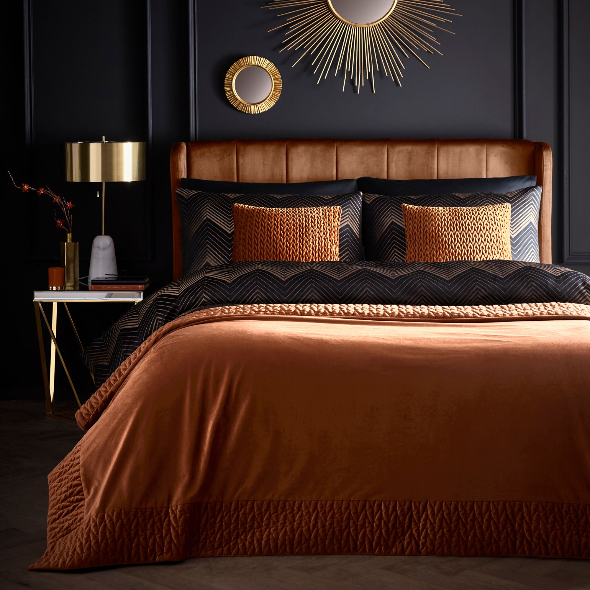 Siena Bedspread in Spice 150 x 220cm