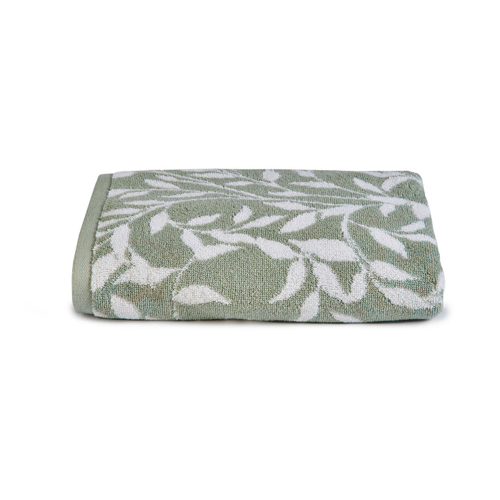 Sandringham Towels by Dreams & Drapes Bathroom in Sage - Hand Towel - Dreams & Drapes Bathroom