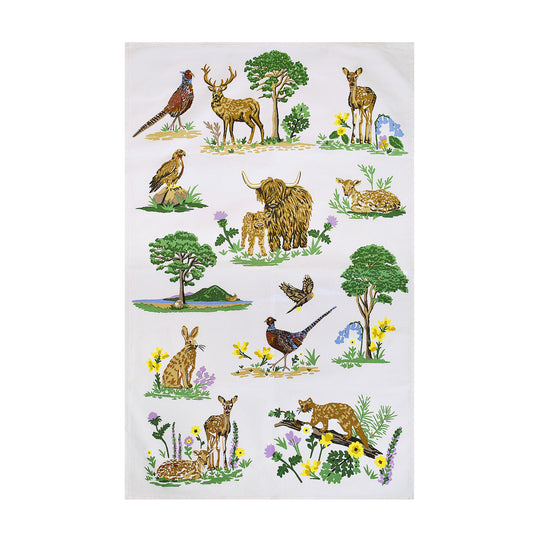 Thistlewood Cotton Tea Towel in Green