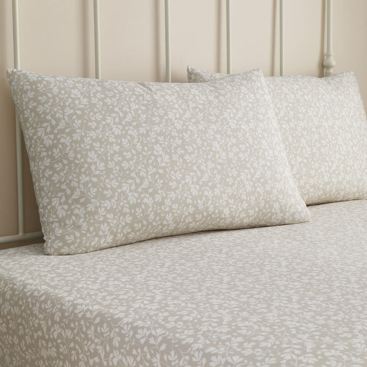 Tess 28cm Fitted Bed Sheet Set by Dreams & Drapes Decorative in Natural - 28cm Fitted Bed Sheet Set - Dreams & Drapes Decorative