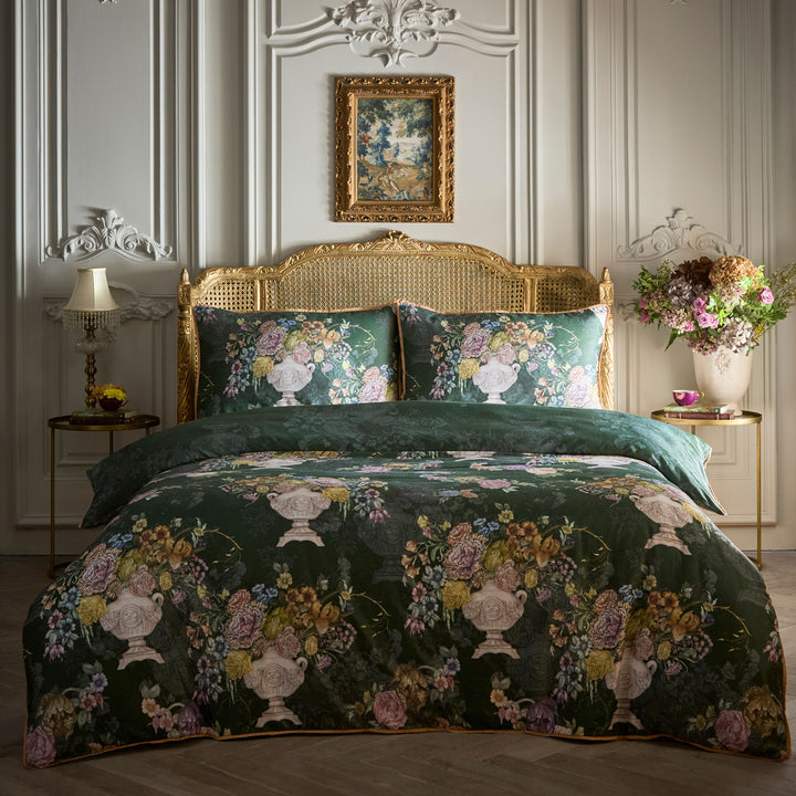 Tuscan Holiday Duvet Cover Set in Green