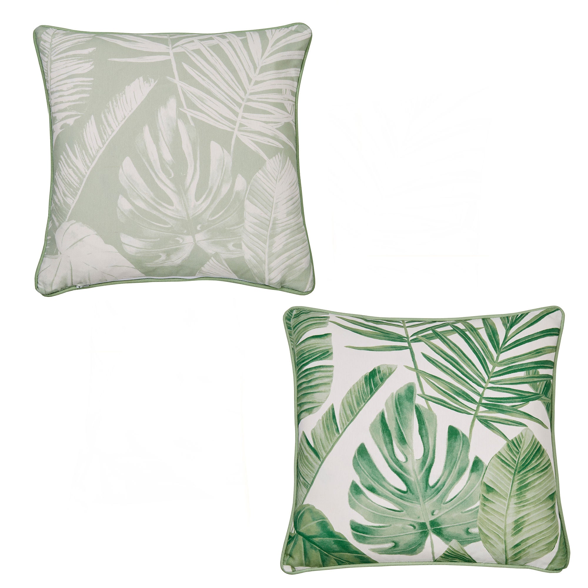 Tahiti Outdoor Cushion by Dreams & Drapes Design in Green 43 x 43cm - Cushion - Dreams & Drapes Design