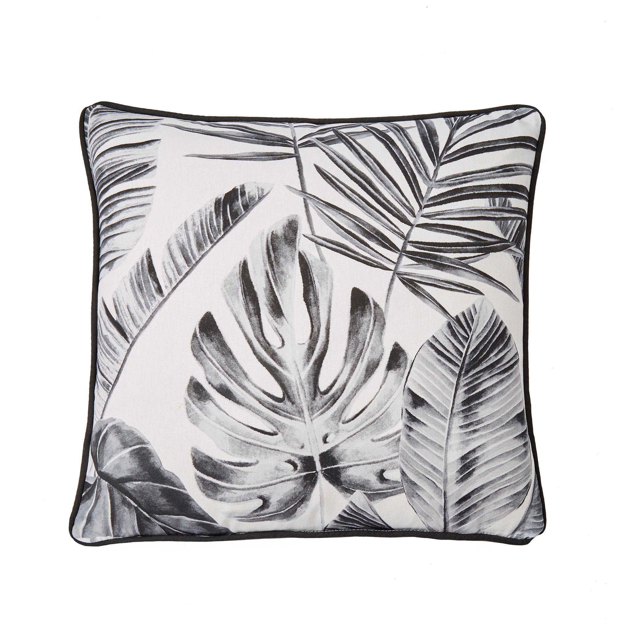 Tahiti Outdoor Cushion by Dreams & Drapes Design in Silver 43 x 43cm - Cushion - Dreams & Drapes Design