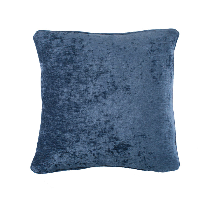 Textured Chenille Cushion by Curtina in Navy 43 x 43cm - Cushion - Curtina
