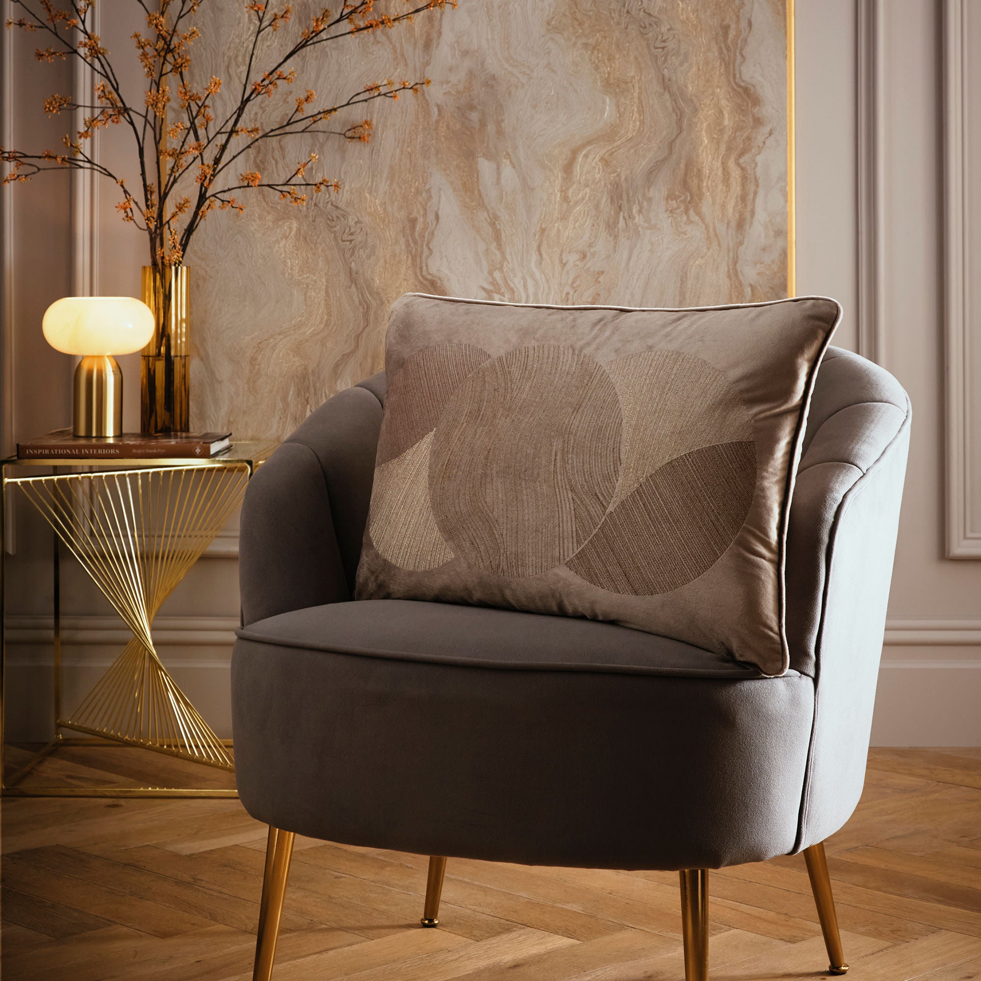 Venus Desire Cushion in Mink 40 x 60cm