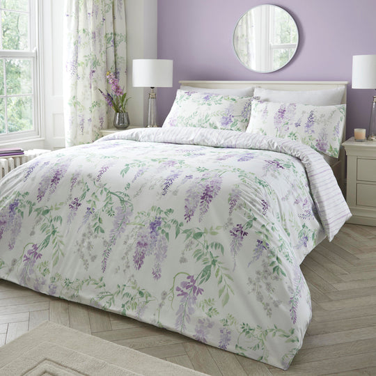 Wisteria Duvet Cover Set in Lilac