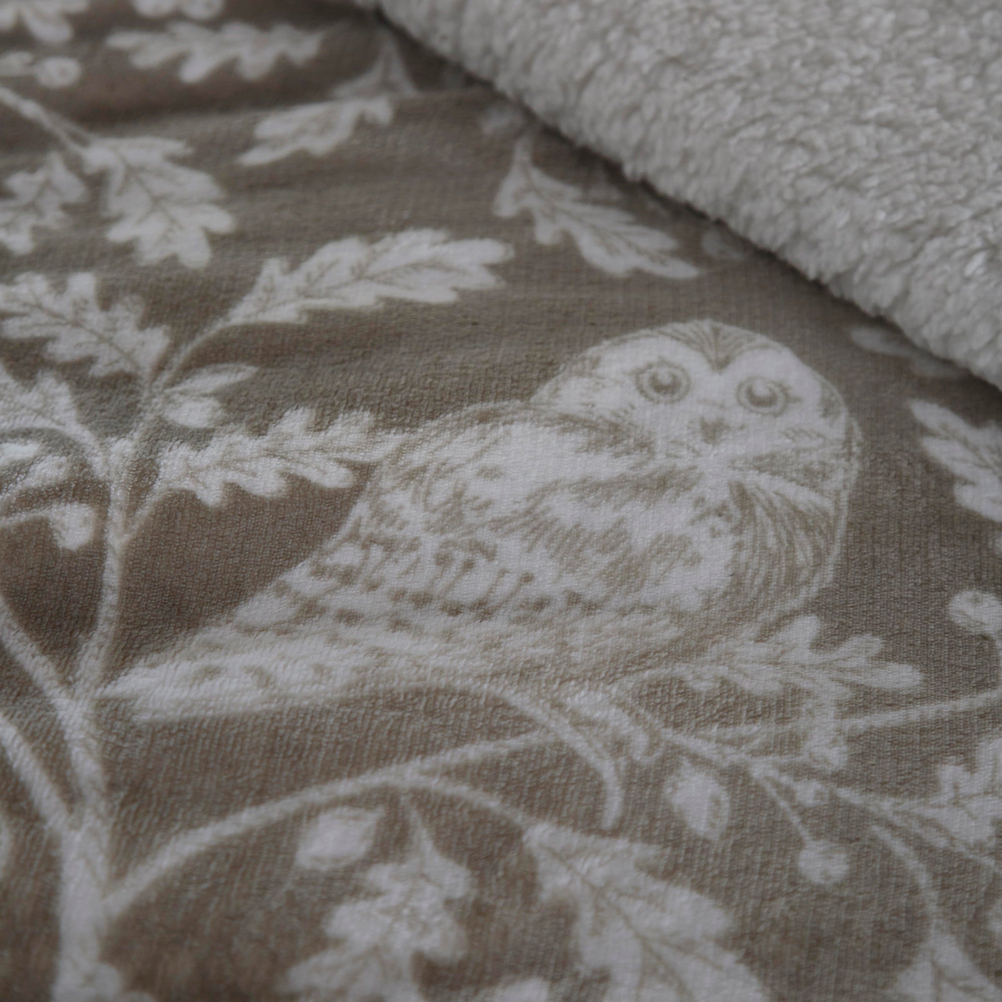 Woodland Owls Duvet Cover Set by Dreams & Drapes Lodge in Sage - Duvet Cover Set - Dreams & Drapes Lodge