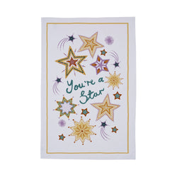 Ulster Weavers You're a Star Tea Towel - Cotton One Size in Multi - Tea Towel - Ulster Weavers