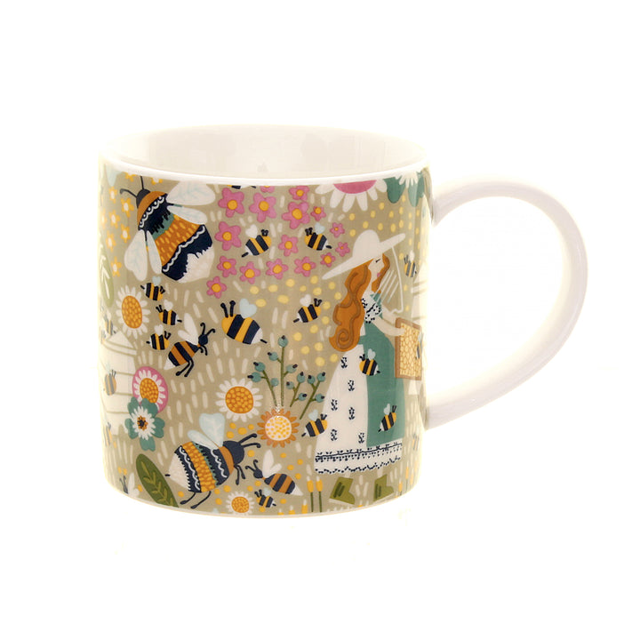 Ulster Weavers Mug - Bee Keeper (New Bone China, Yellow, 250ml) - Mug - Ulster Weavers