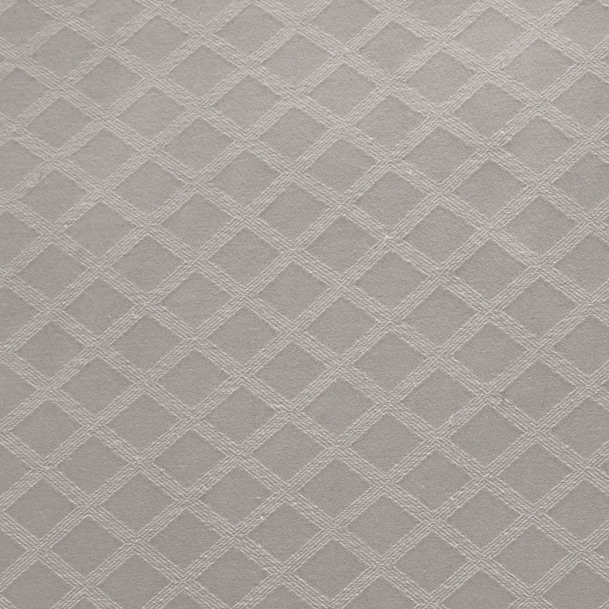 Croma Pair of Eyelet Curtains by Dreams & Drapes Woven in Silver - Pair of Eyelet Curtains - Dreams & Drapes Woven