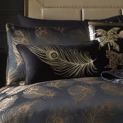 Dandy Cushion by Laurence Llewelyn-Bowen in Black 30 x 50cm - Cushion - Laurence Llewelyn-Bowen