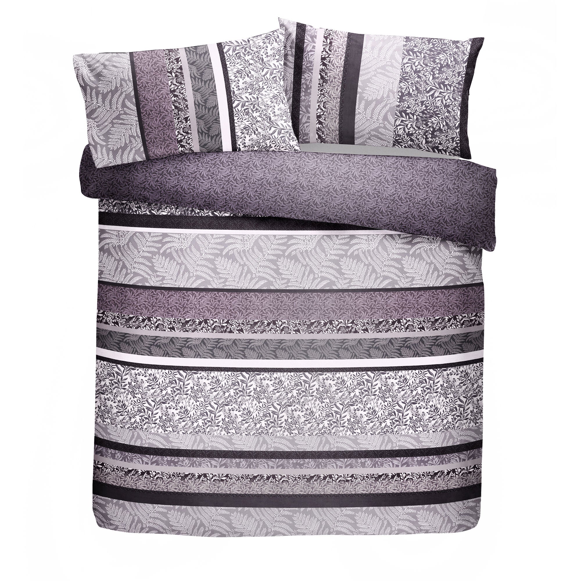 Hanworth Duvet Cover Set by Dreams & Drapes in Heather - Duvet Cover Set - Dreams & Drapes