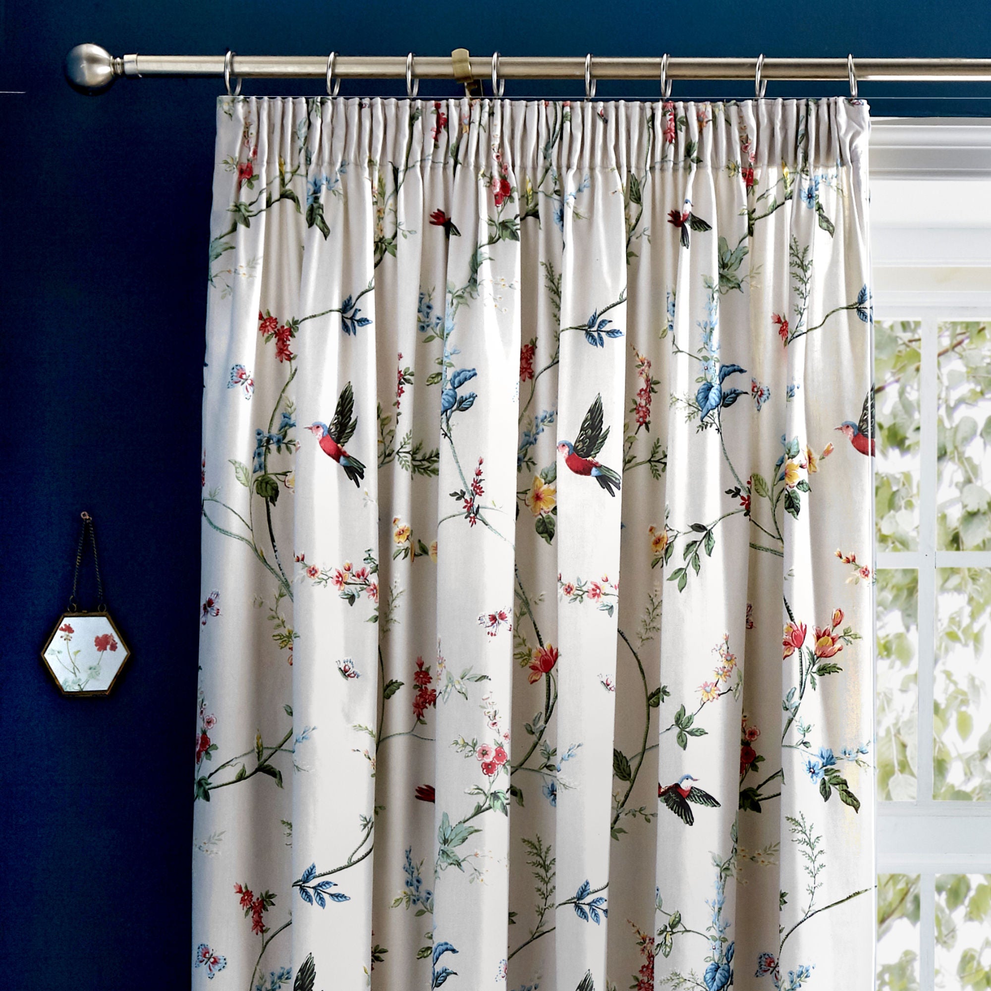 Mansfield Pair of Pencil Pleat Curtains by Dreams & Drapes in Grey - Pair of Pencil Pleat Curtains - Dreams & Drapes