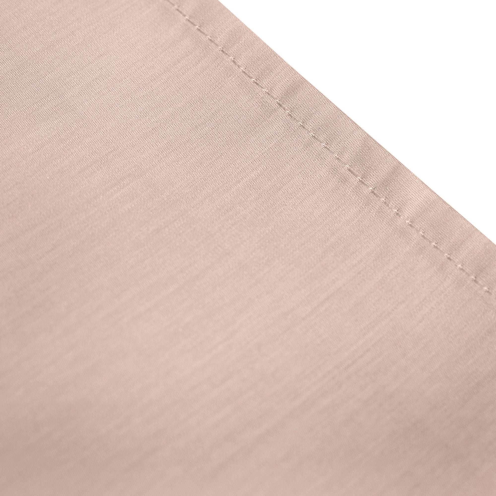Plain Dyed 32cm Fitted Bed Sheet by Serene in Blush - 32cm Fitted Bed Sheet - Serene