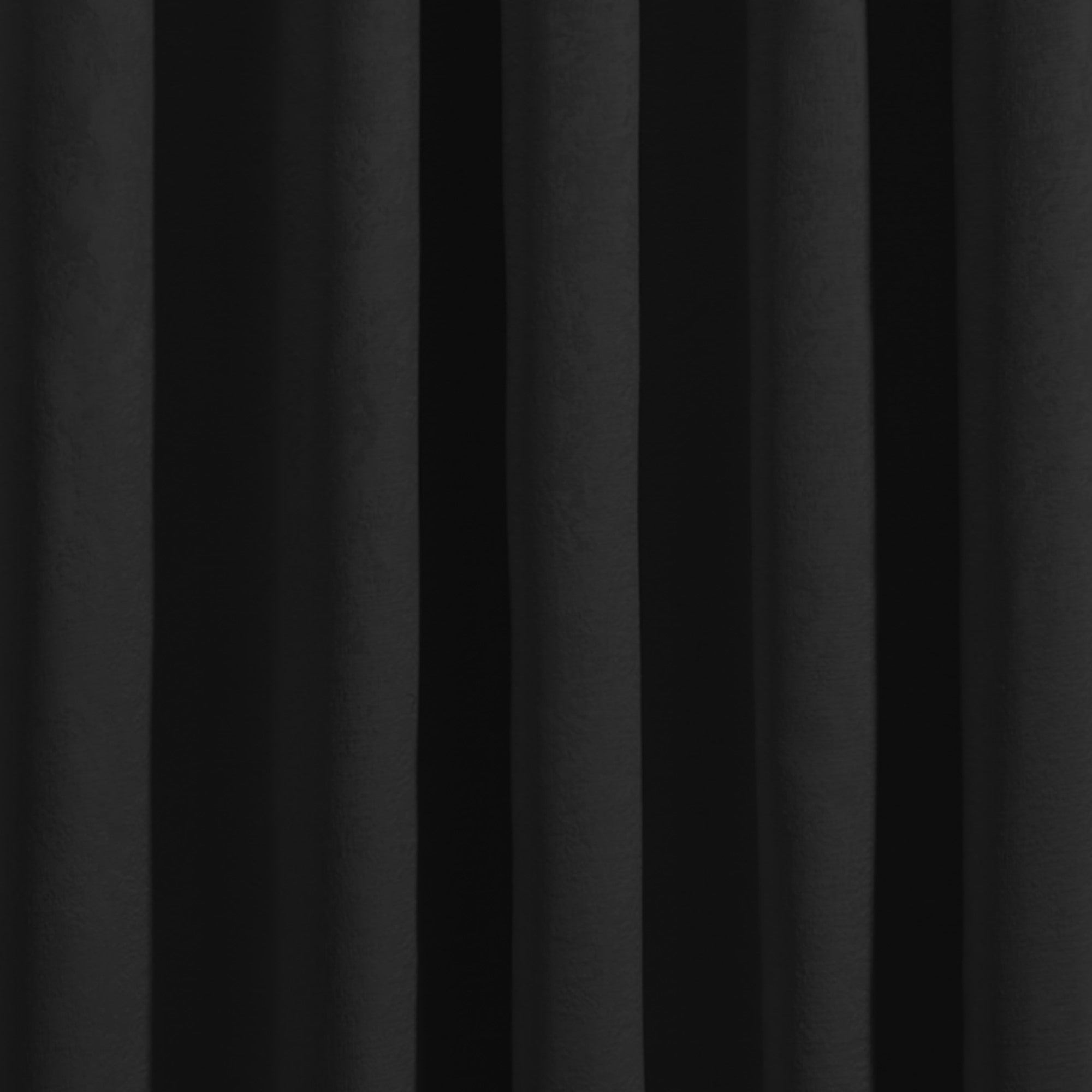 Strata Eyelet Single Panel Door Curtain by Fusion in Black - Eyelet Single Panel Door Curtain - Fusion