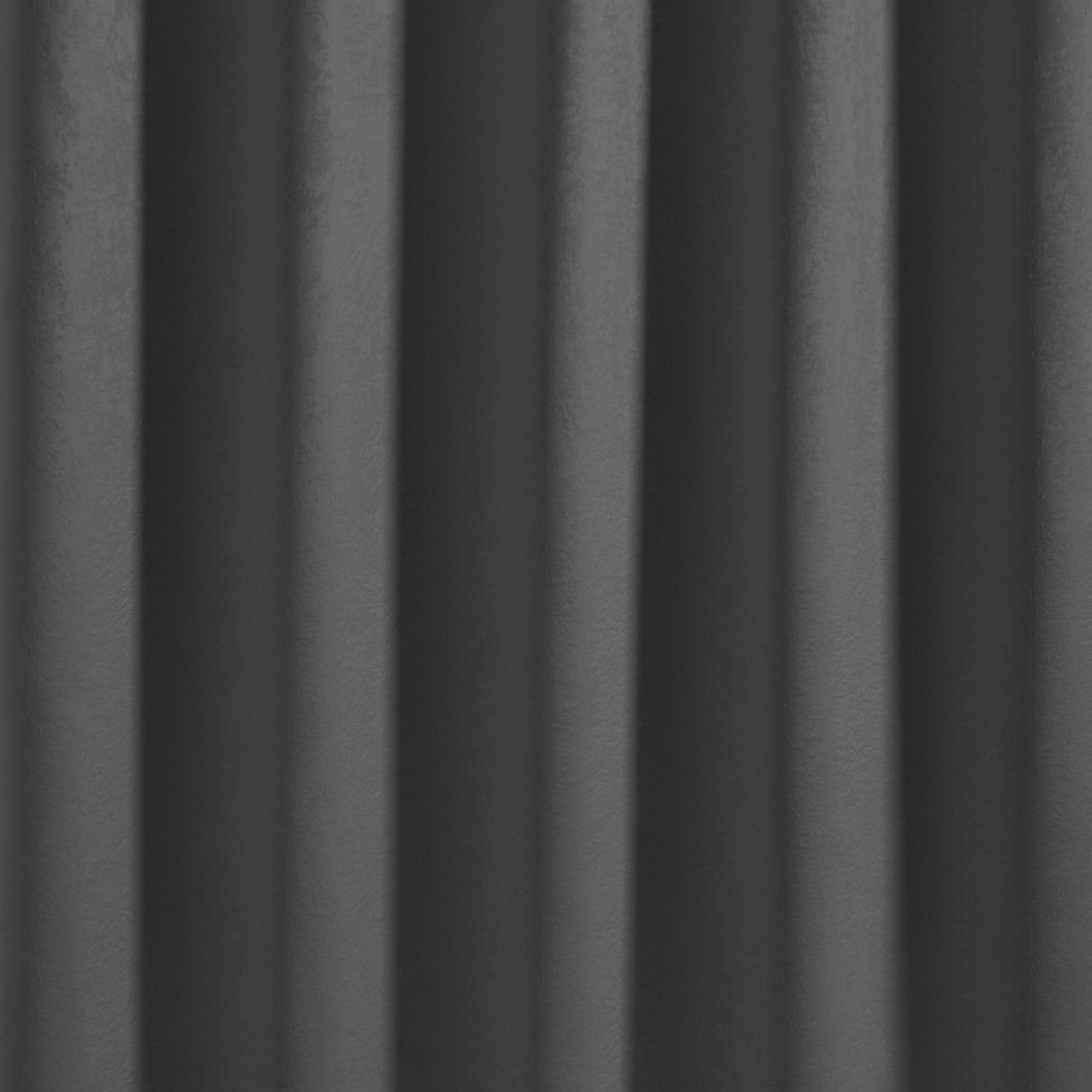 Strata Eyelet Single Panel Door Curtain by Fusion in Charcoal - Eyelet Single Panel Door Curtain - Fusion