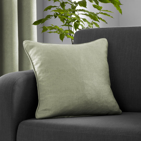 Strata Cushion in Green 43 x 43cm