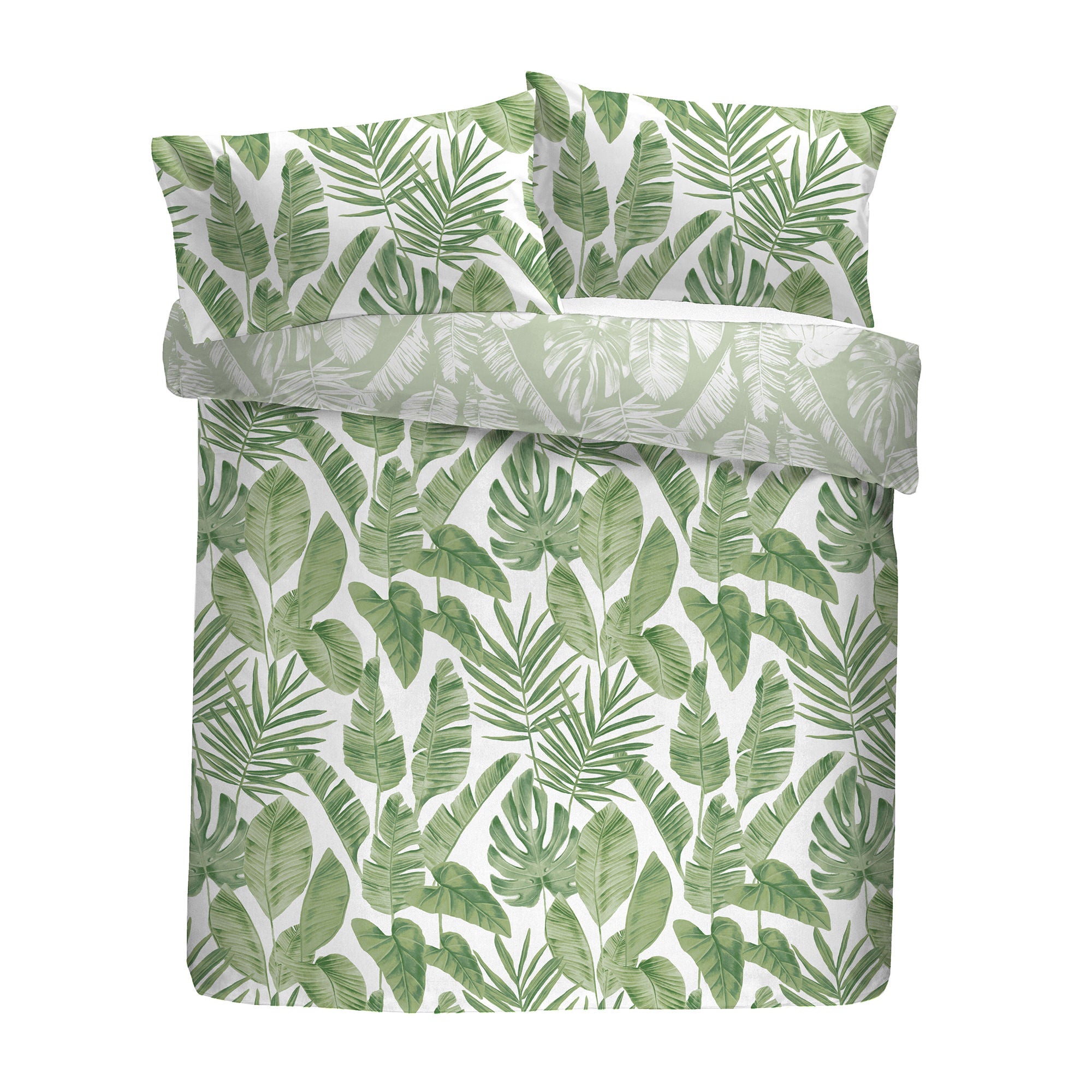 Tahiti Duvet Cover Set by Dreams & Drapes in Green - Duvet Cover Set - Dreams & Drapes