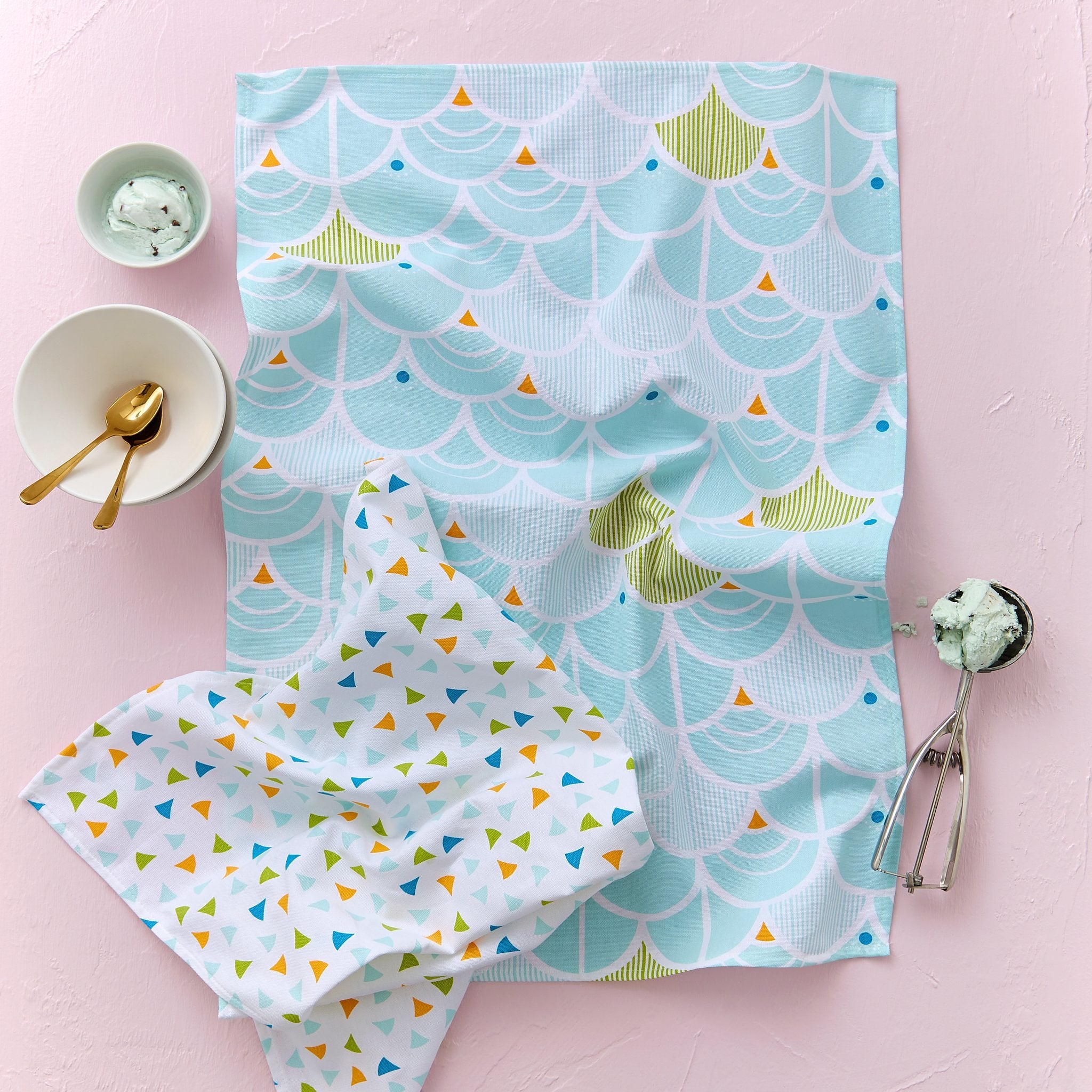Ulster Weavers Cotton Tea Towel - South Beach (100% Cotton, Pack of 2) - Tea Towel - Ulster Weavers