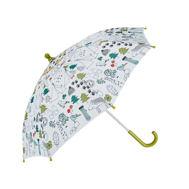 Ulster Weavers Children's Umbrella - Lets Explore (Polyester, Green) - Umbrella - Ulster Weavers