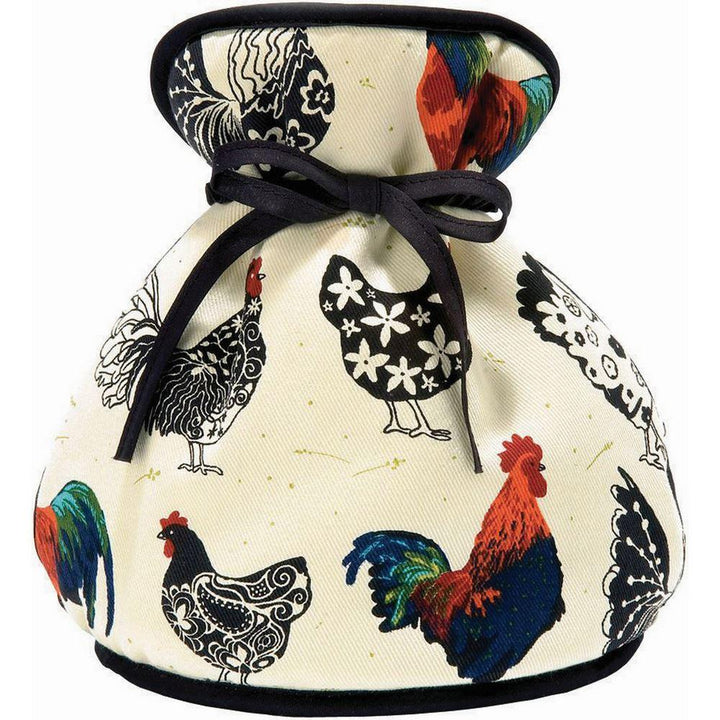 Ulster Weavers Muff Tea Cosy - Rooster (100% Cotton Outer; 100% Polyester wadding; CE marked, Orange, 6 Cup Teapot) - Tea Cosy - Ulster Weavers