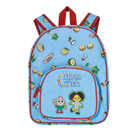 Ulster Weavers Kids Backpack - Moon & Me (Cotton with PVC Coating, Multicolour) - Backpack - Ulster Weavers