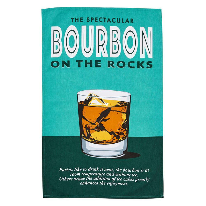 Ulster Weavers Cotton Tea Towel - Bourbon (100% Cotton, Turqouise) - Tea Towel - Ulster Weavers