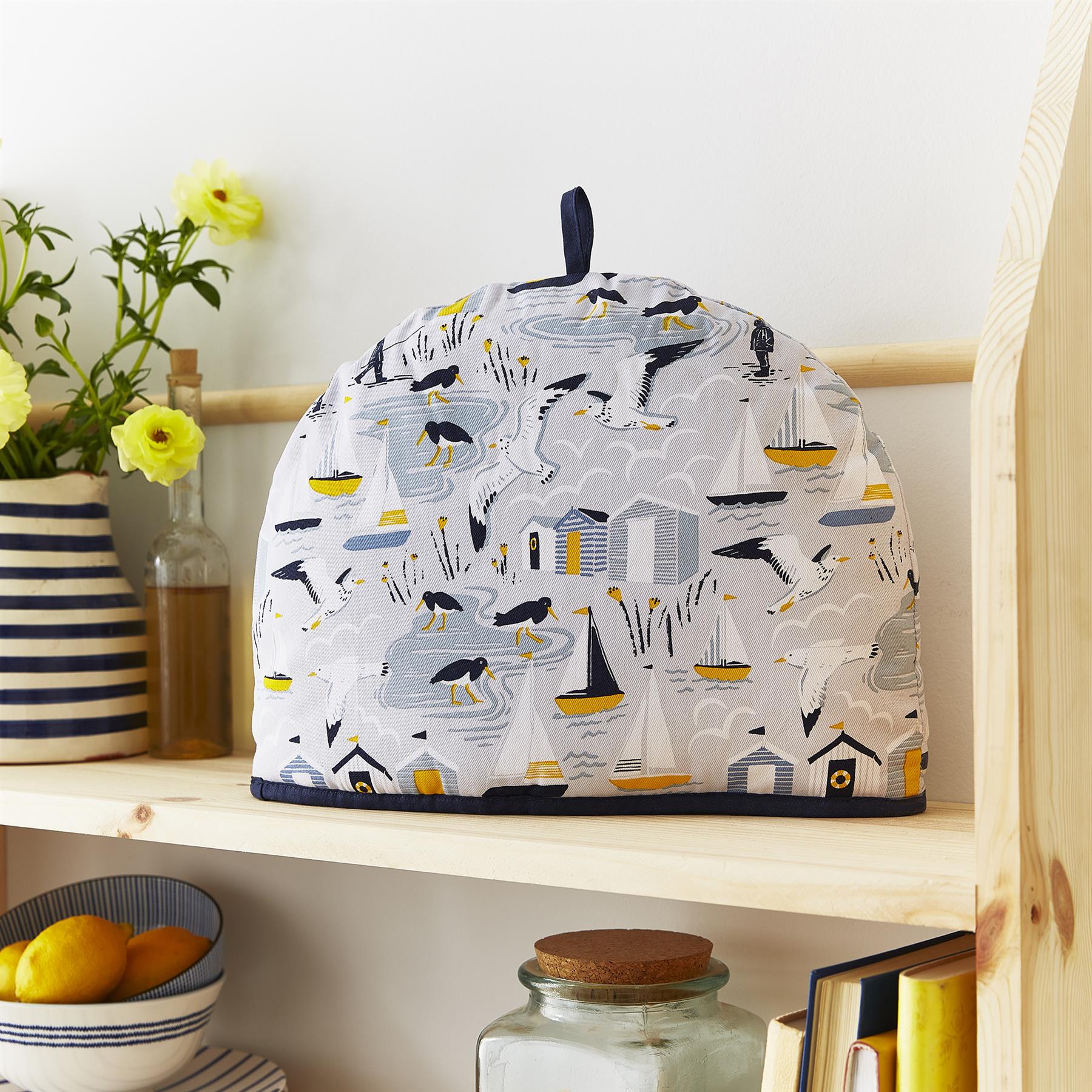 Ulster Weavers Seashore Tea Cosy One Size in Blue - Tea Cosy - Ulster Weavers