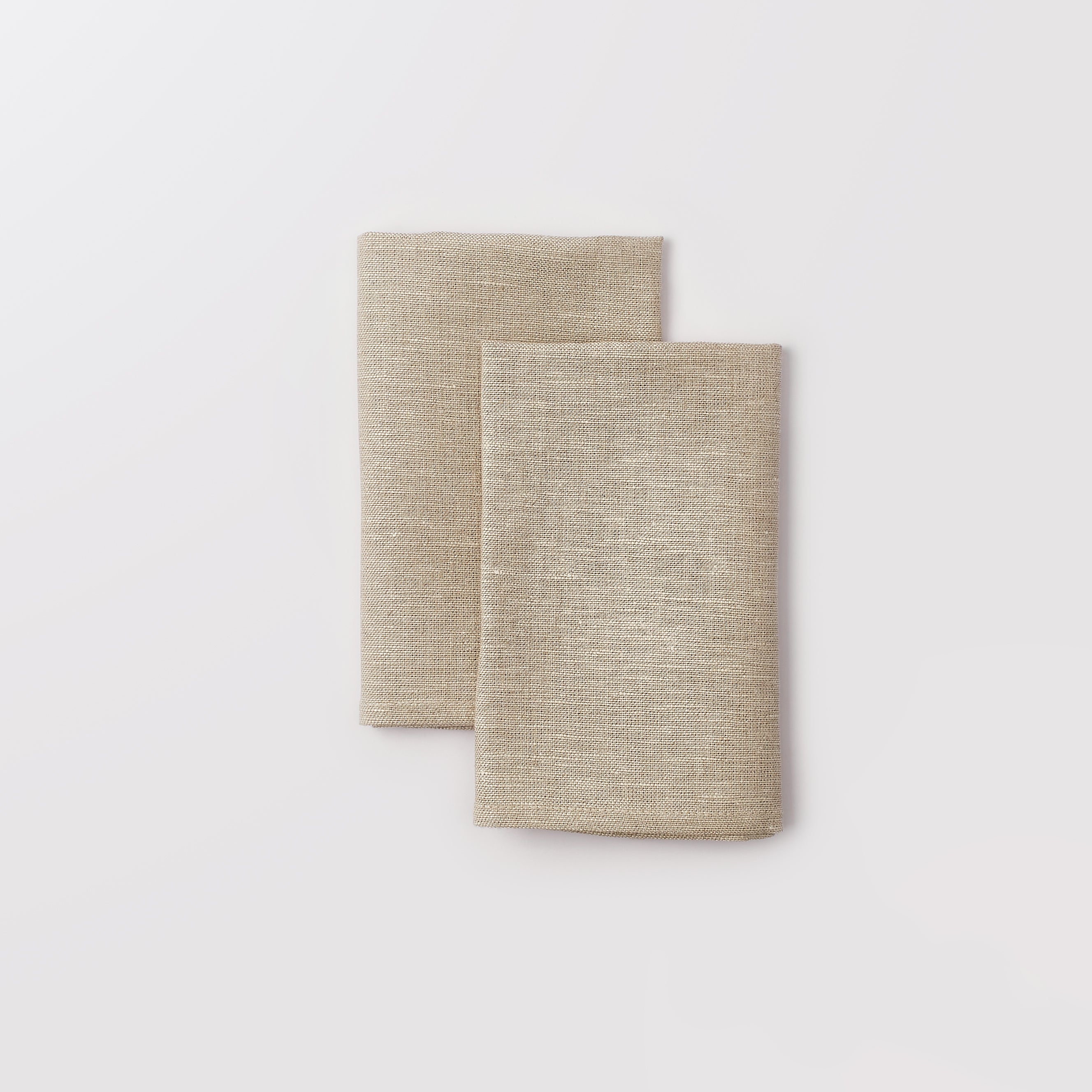 Ulster Weavers Linen Napkin - Murlough (100% Linen, Beige) - Cloth Napkins - Ulster Weavers
