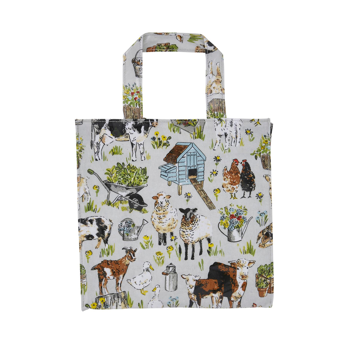 Ulster Weavers Portman Farm PVC Bag - Small in Grey