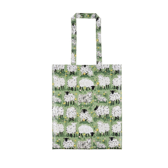 Woolly Sheep PVC Bag Medium in Green
