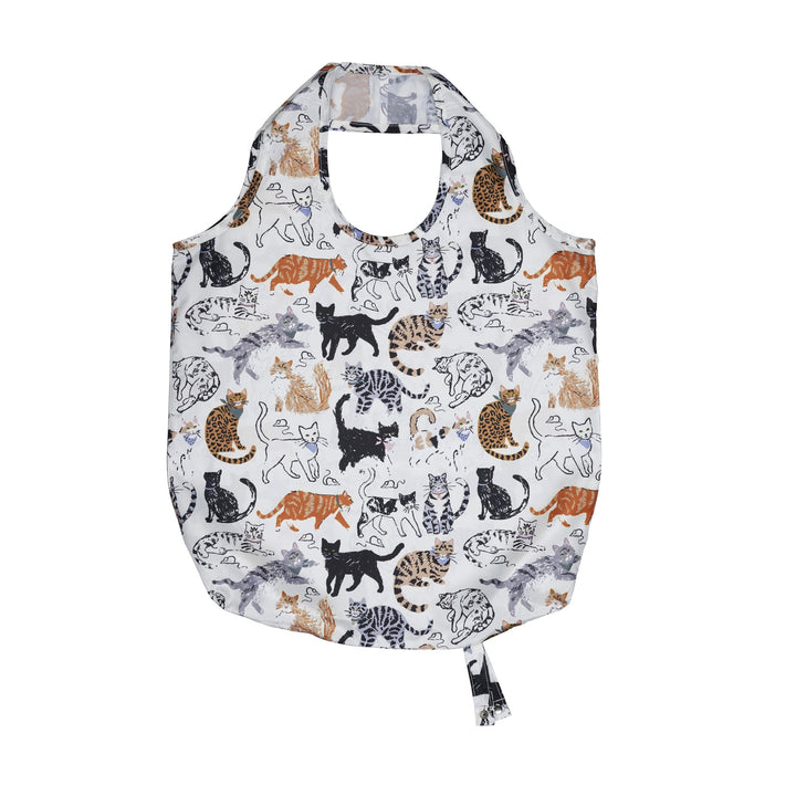 Ulster Weavers Feline Friends Packable Bag One Size in Grey