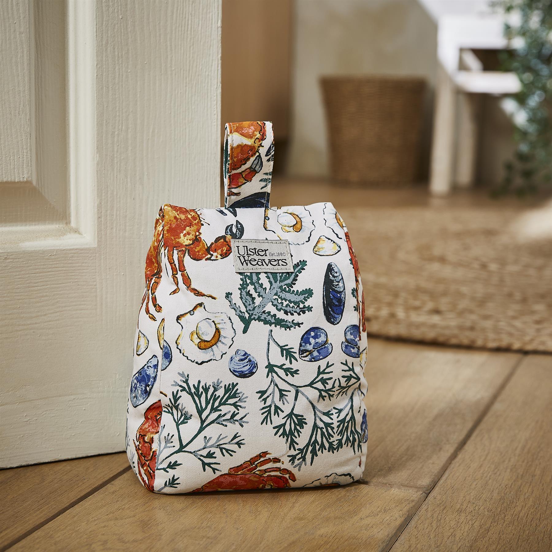 Ulster Weavers Shellfish Doorstop - Fabric One Size in Green - Doorstops - Ulster Weavers