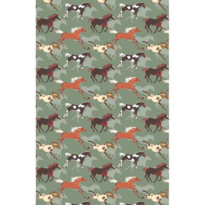 Ulster Weavers Cotton Tea Towel - Canter (100% Cotton, Green) - Tea Towel - Ulster Weavers