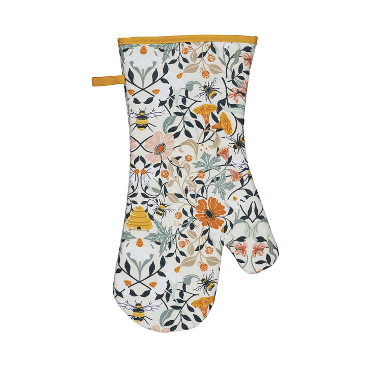 Ulster Weavers Bee Bloom Gauntlet Oven Glove One Size in Multi