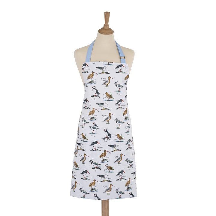 Ulster Weavers Coastal Birds Apron - Cotton One Size in Blue