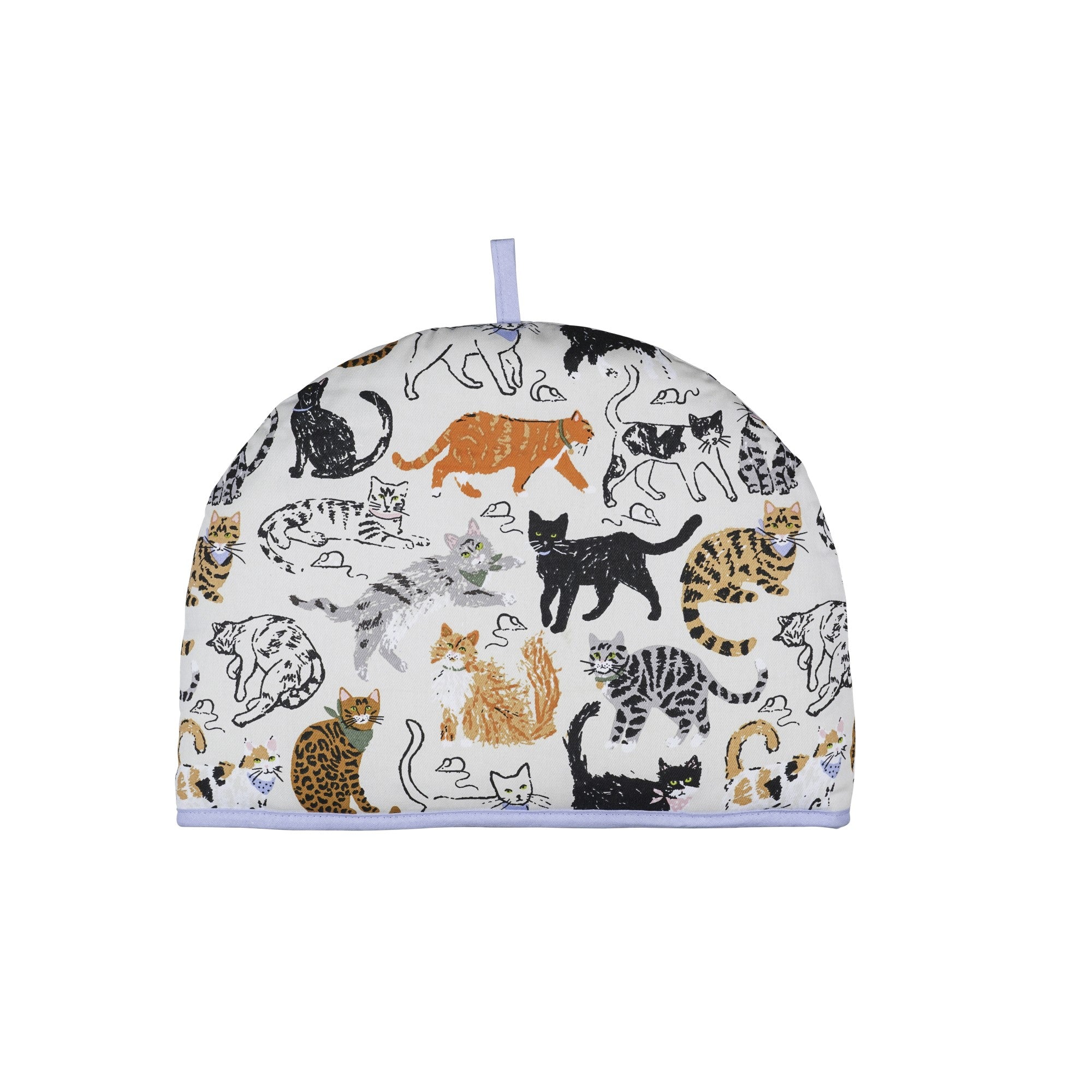 Torchon Ulster Weavers Motif Chats - Tablier Coton 86 X 18 Cm | Lavable Machine, Design Mignon Chatons