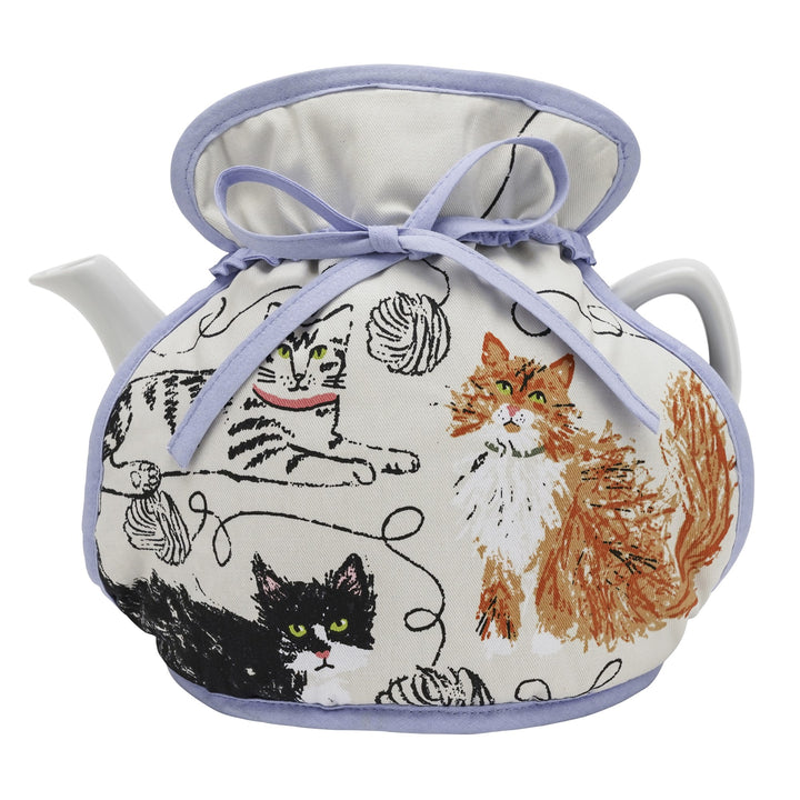 Ulster Weavers Feline Friends Tea Cosy - Muff One Size in Grey