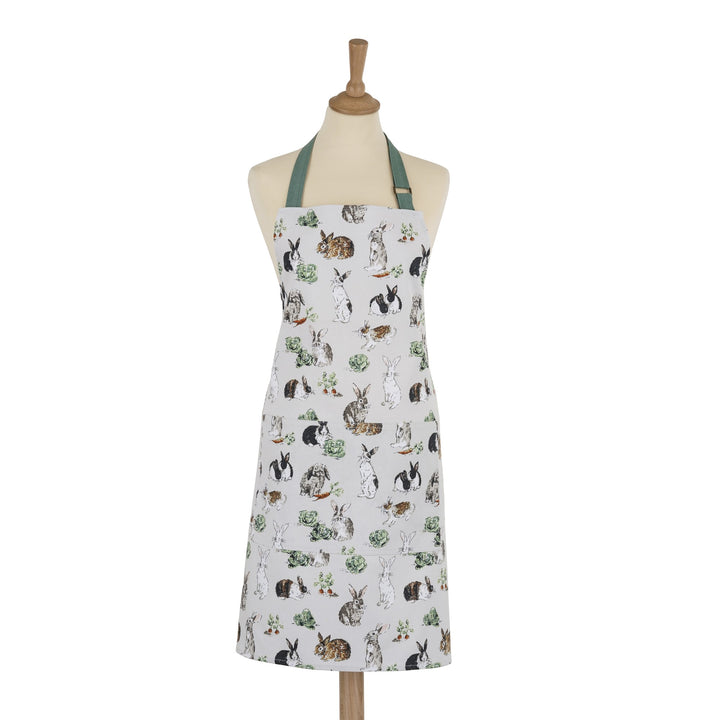 Ulster Weavers Rabbit Patch Apron - Cotton One Size in Green