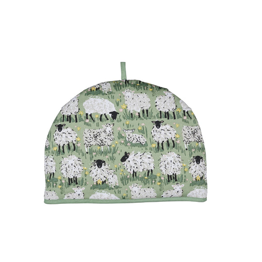 Woolly Sheep Tea Cosy in Green
