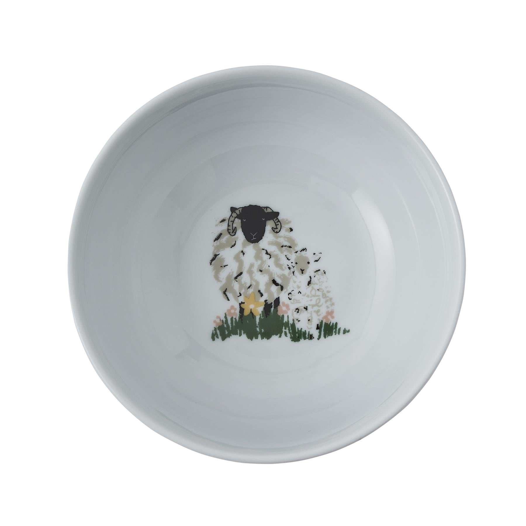Ulster Weavers Woolly Sheep Bowl - Porcelain  One Size in White - Bowls - Ulster Weavers