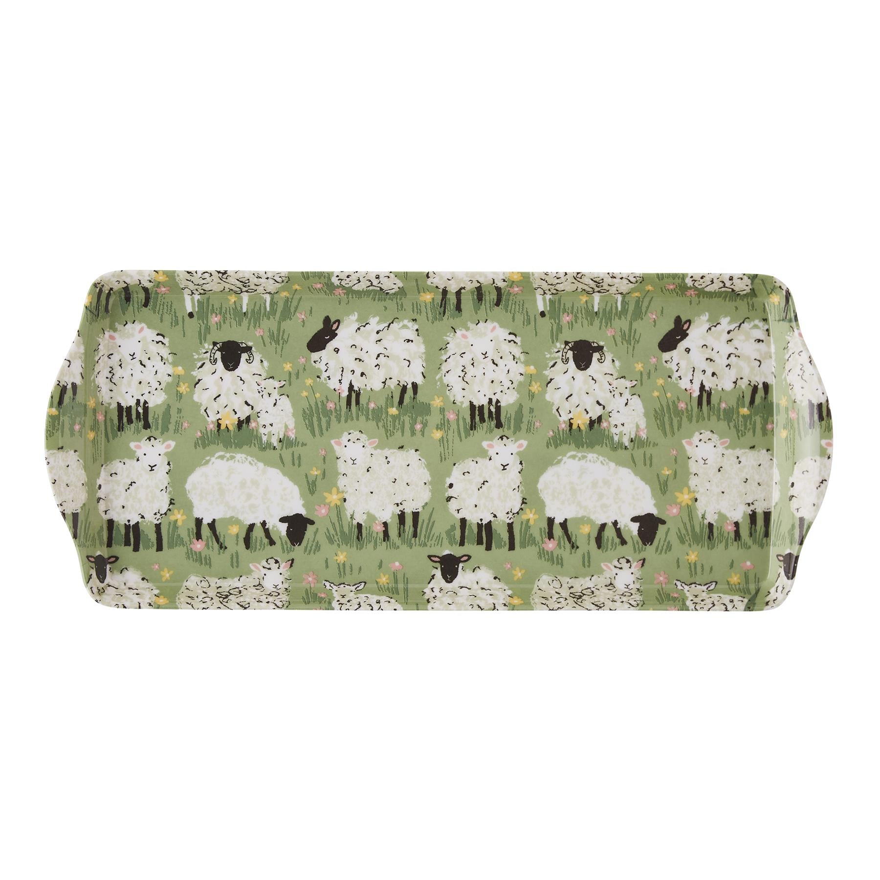 Ulster Weavers Woolly Sheep Tray - Small One Size in Green - Tray - Ulster Weavers