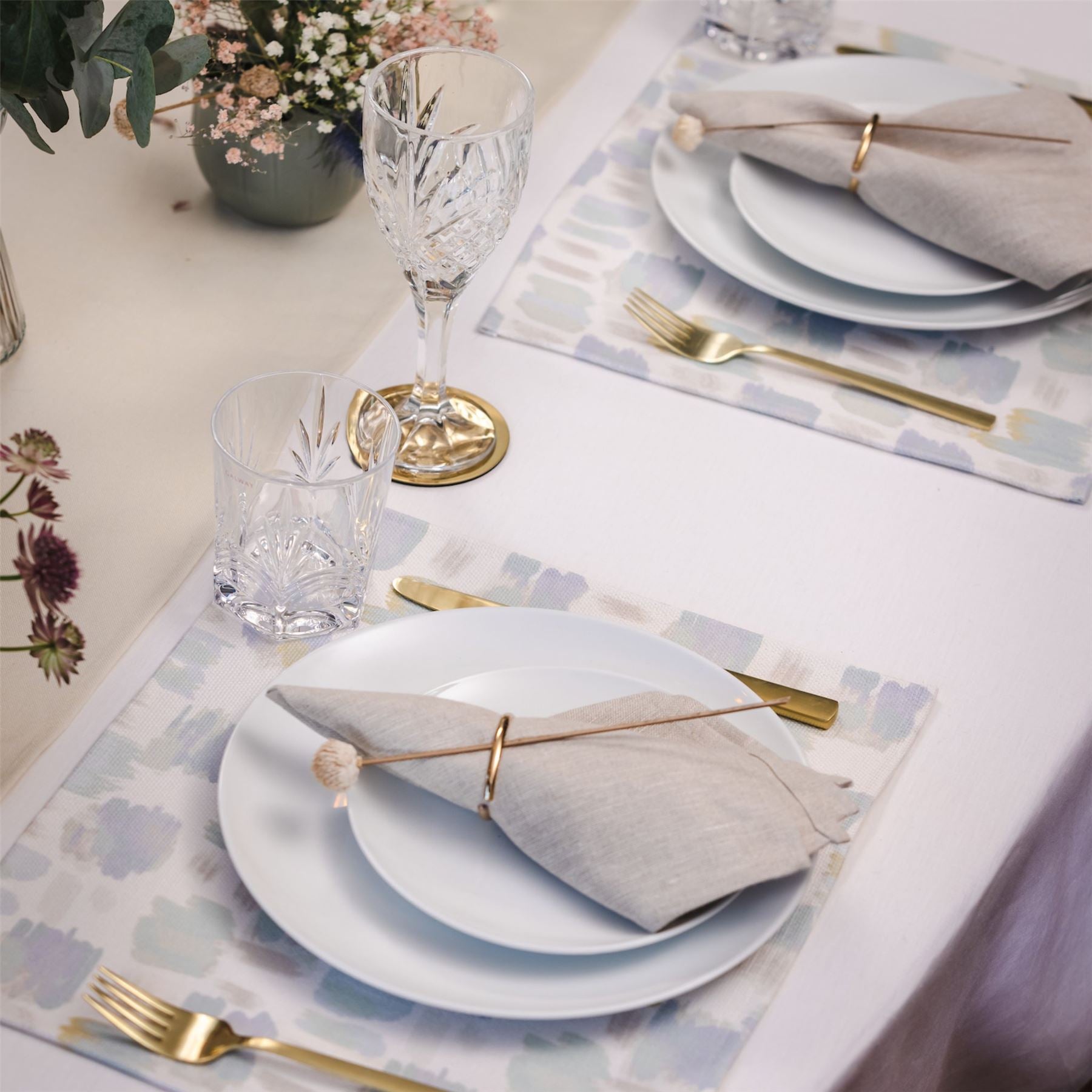Ulster Weavers Linen Napkin - Murlough (100% Linen, Beige) - Cloth Napkins - Ulster Weavers
