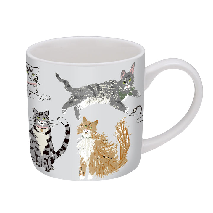 Ulster Weavers Feline Friends Mug - New Bone China One Size in Grey