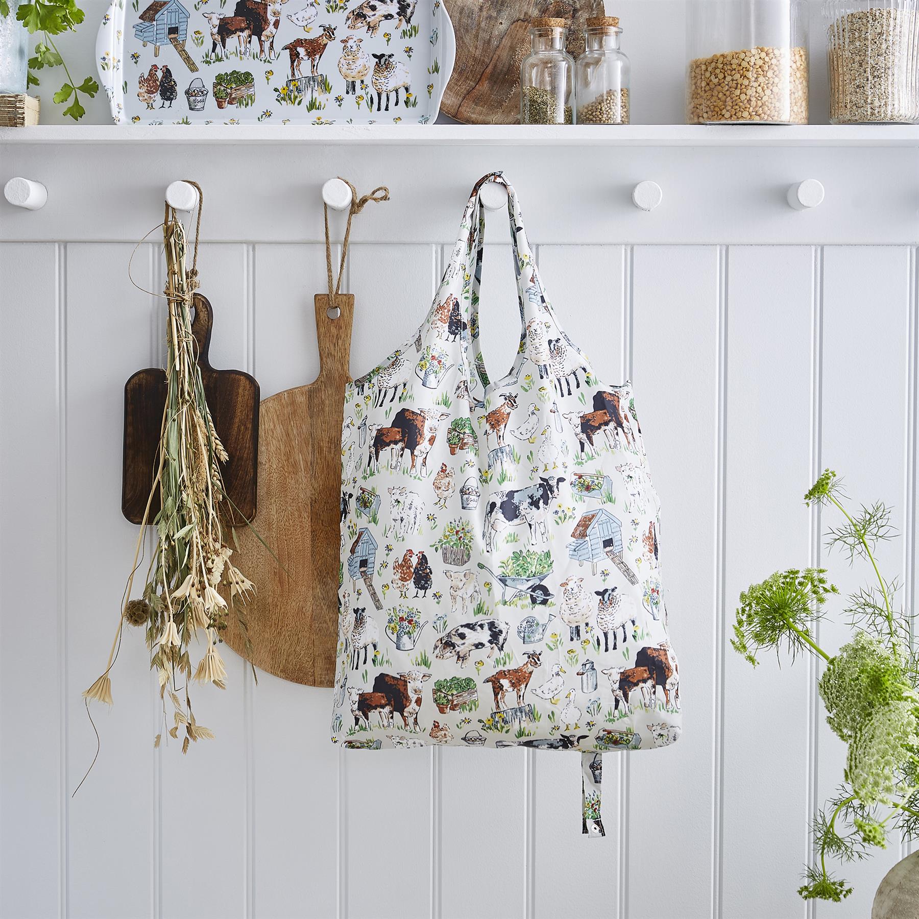 Ulster Weavers Portman Farm Packable Bag One Size in Grey - Bag - Ulster Weavers