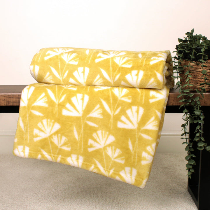 Ochre coloured throws deals